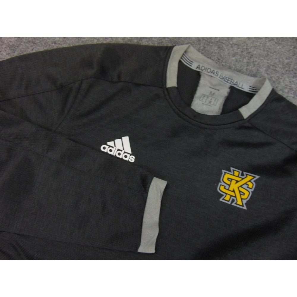 Kennesaw State Owls Pullover‎ Mens Med Black Adidas Baseball Training Knit